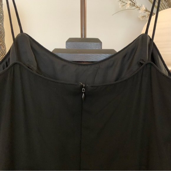 ANNA SUI for Anthropologie, 90's Style, Black Silk Dress, Size 6 - Picture 5 of 9